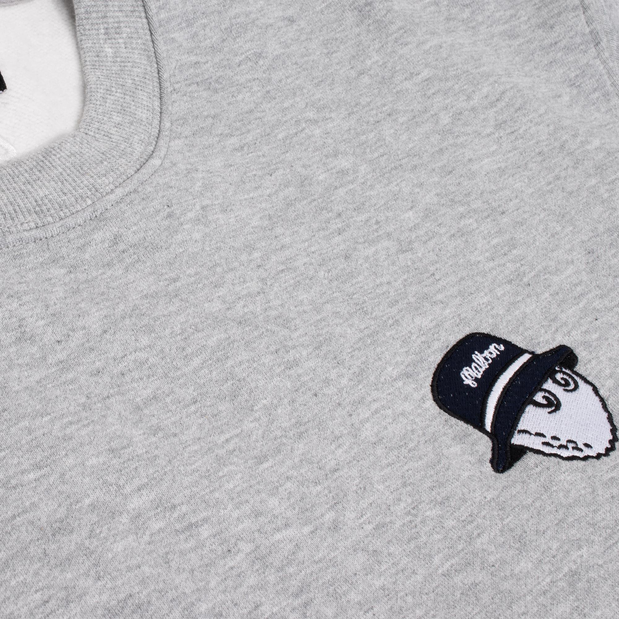 Malbon Golf Cooper Bucket G.D Crewneck Sweatshirt Heather